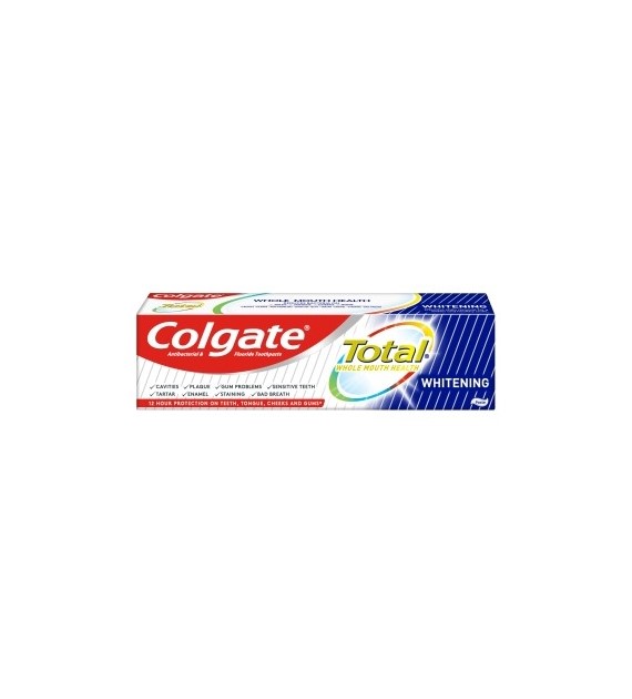 COLGATE  PASTA DO ZĘBÓW 75ML TOTAL WHITENING (OPAKOWANIE ZBIORCZE: 12 szt.)