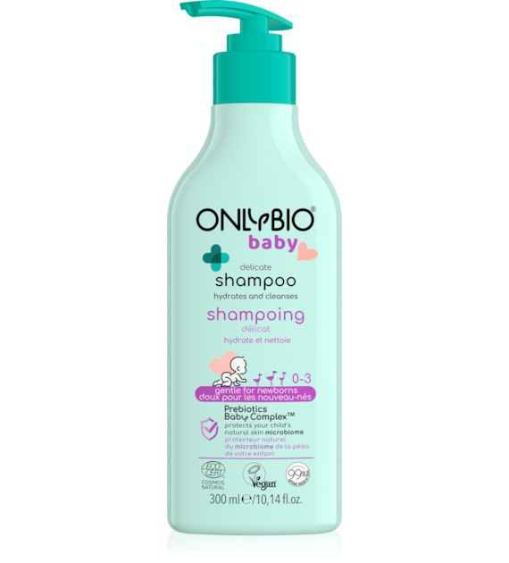 OnlyBio delikatny szampon dla niemowląt - od 1. dnia życia 300 ml