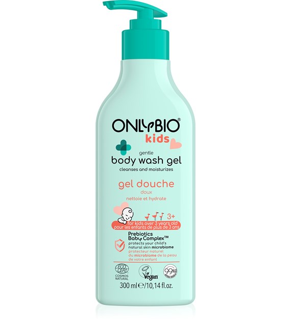 OnlyBio delikatny żel do mycia ciała dla dzieci powyżej 3 roku życia 300 ml