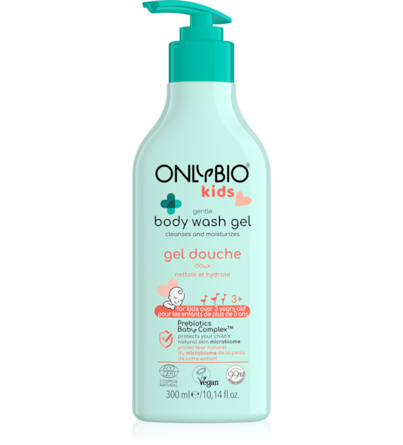 OnlyBio delikatny żel do mycia ciała dla dzieci powyżej 3 roku życia 300 ml