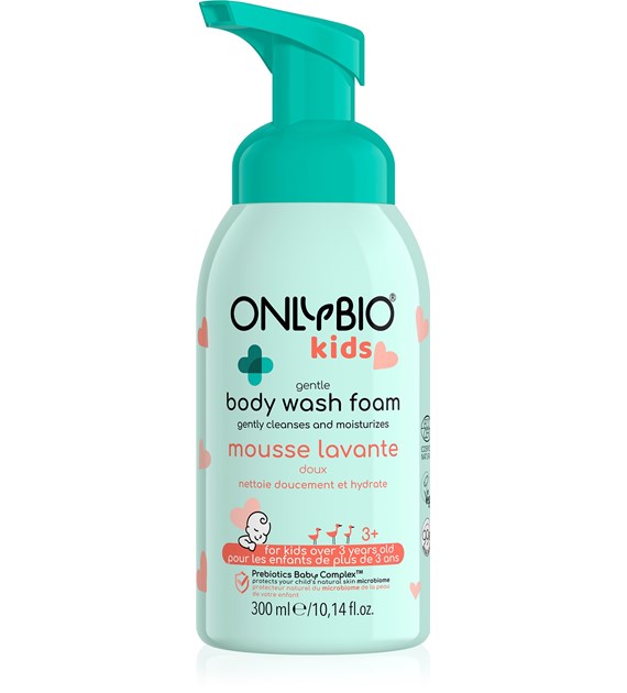 OnlyBio delikatna pianka do mycia ciała dla dzieci 300 ml
