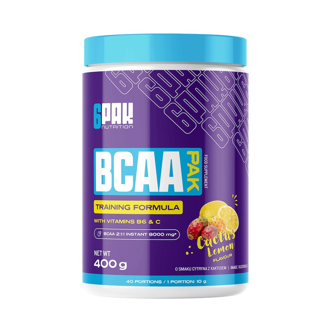 6PAK BCAA PAK 400g  Cactus-Lemon