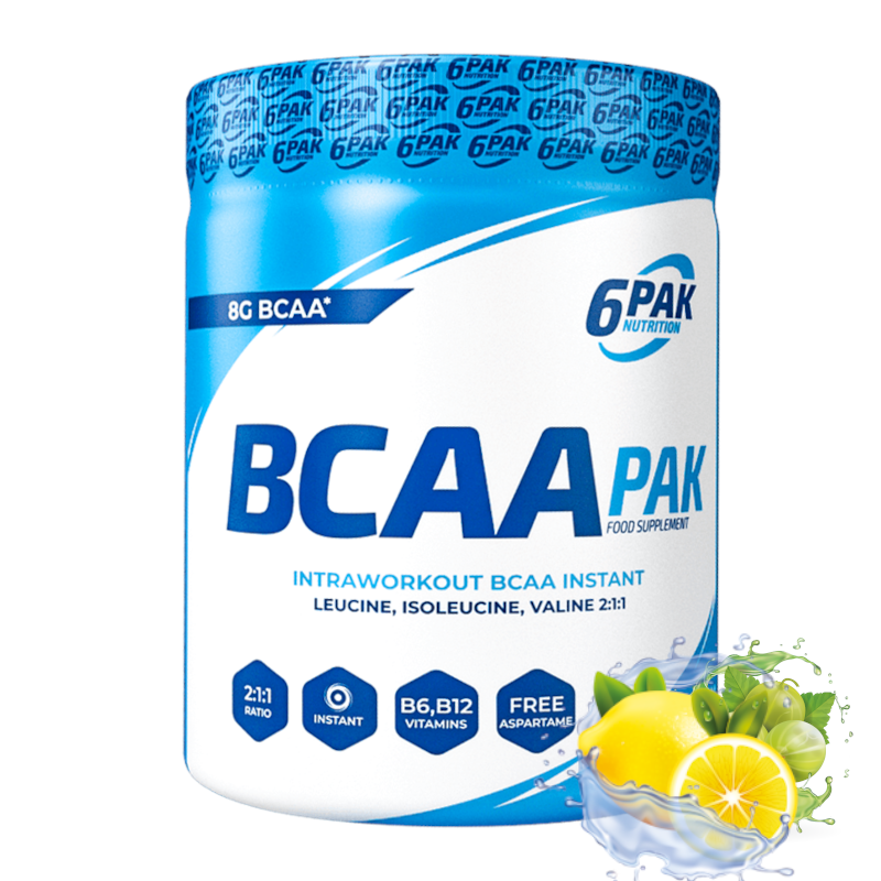 6PAK BCAA PAK 400g  Orange-Kiwi