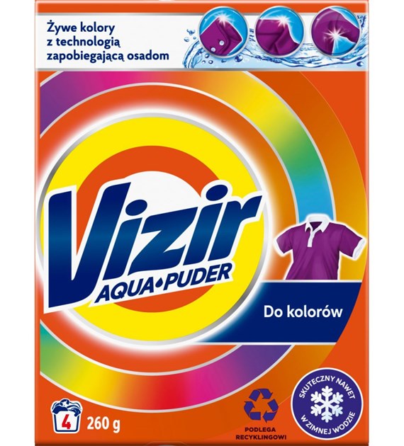 VIZIR PROSZEK DO PRANIA 4P 275G KOLOR