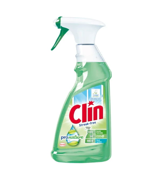 CLIN PŁYN DO SZYB I LUSTER - SPRAY 500 ML PRO NATURE