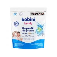 BOBINI Family kapsułki do prania do bieli i kolorów /  24 kapsułki