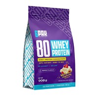 6PAK 80 WHEY PROTEIN  908g BIAŁA CZEKOLADA Z MALINĄ