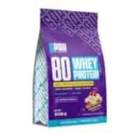 6PAK 80 WHEY PROTEIN  908g BIAŁA CZEKOLADA Z MALINĄ