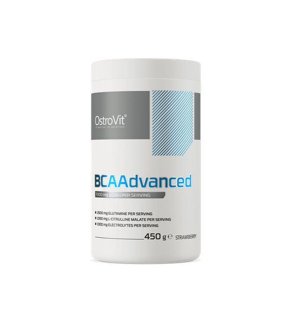 OstroVit BCAAdvanced 450 g  stawberry
