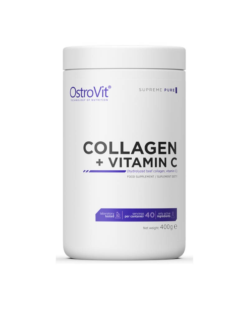 OstroVit Kolagen + Witamina C 400 g supreme pure