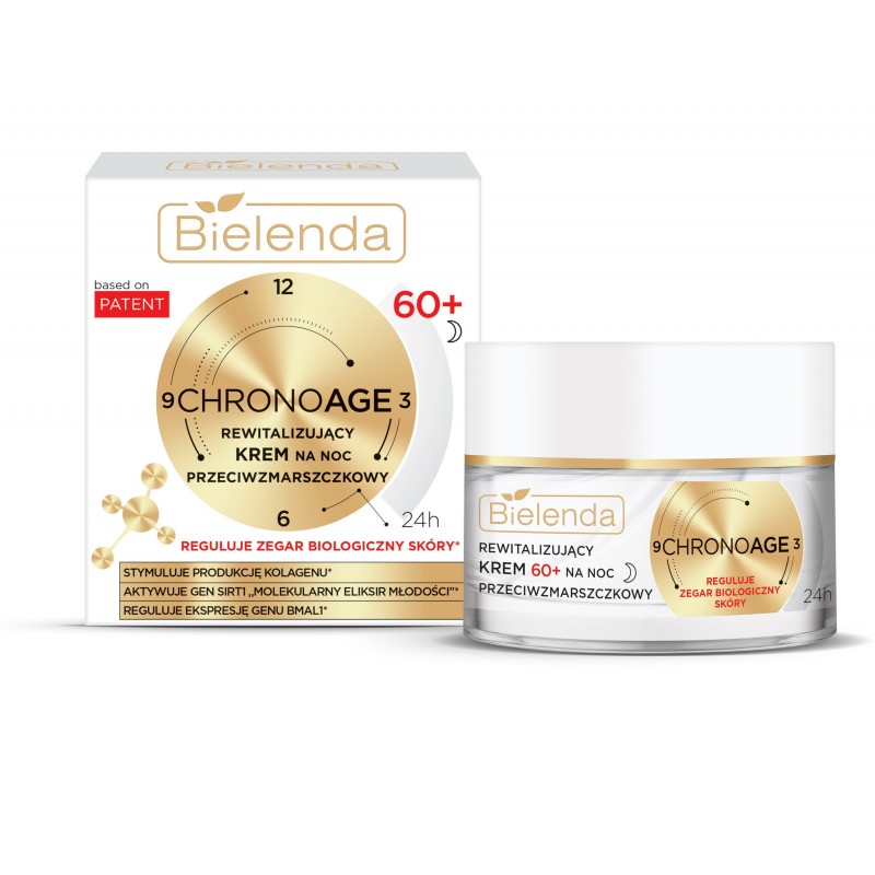 BIELENDA - CHRONO AGE 24 H Rewitalizujący krem przeciwzmarszczkowy 60+ na noc 50 ml