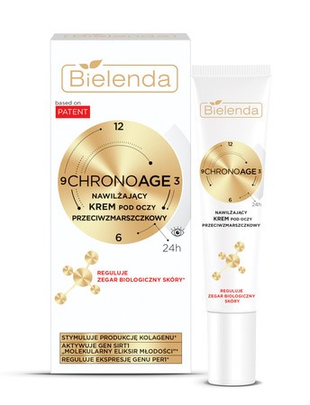 BIELENDA - CHRONO AGE 24 H Nawilżający krem przeciwzmarszczkowy pod oczy  dzień/ noc 15 ml
