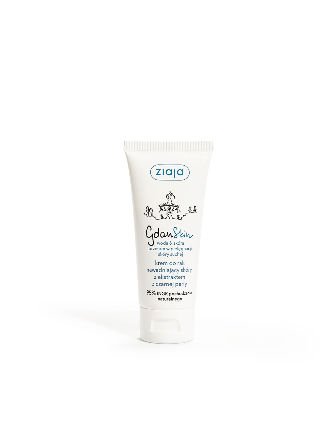 GDANSKIN KREM DO RĄK  nawadniający skórę z ekstraktem z czarnej perły 50 ml