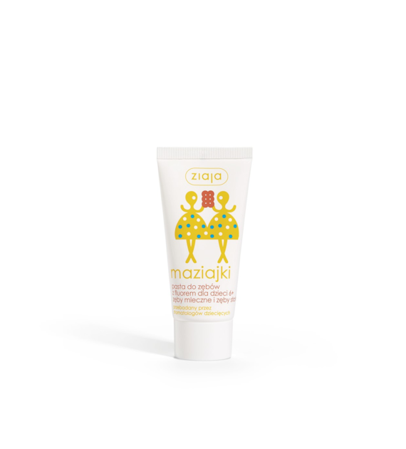 MAZIAJKI PASTA DO ZĘBÓW Z FLUOREM LODY CIASTECZKOWO-WANILIOWE 50 ml