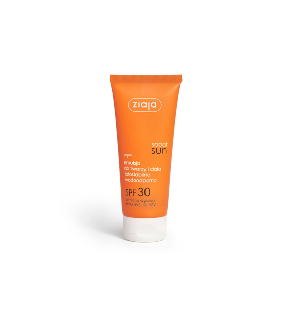 SOPOT SUN EMULSJA DO TWARZY I CIAŁA SPF 30 100 ml