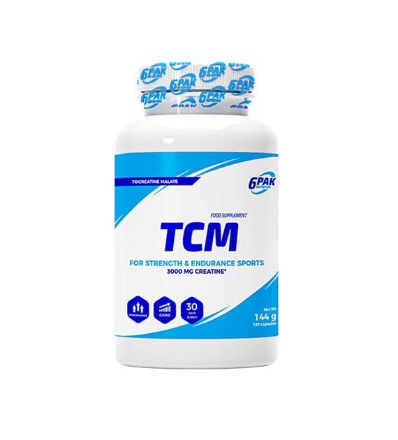 6PAK Nutrition TCM 3000 mg 120 kapsułek