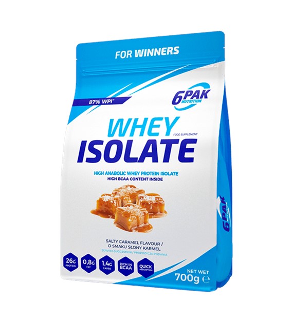 6PAK WHEY ISOLATE 700g SALTED CARAMEL