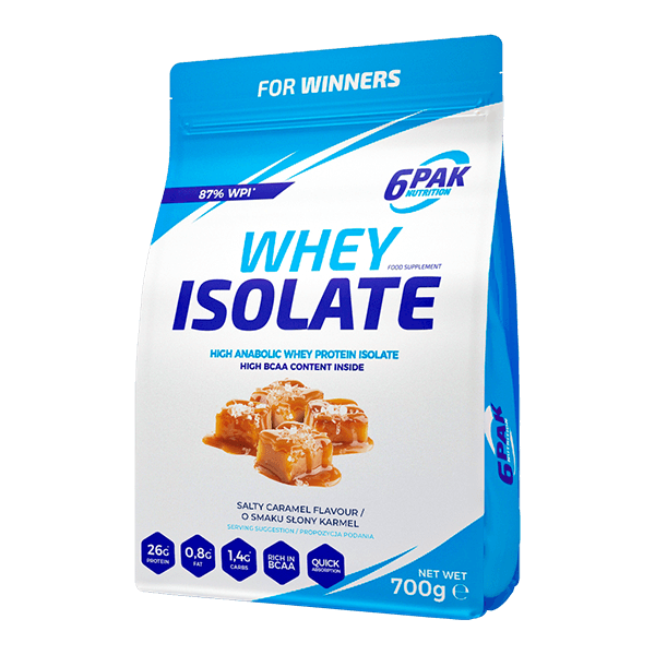 6PAK WHEY ISOLATE 700g SALTED CARAMEL