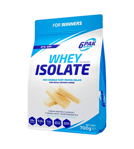 6PAK WHEY ISOLATE 700g CREAM WAFERS