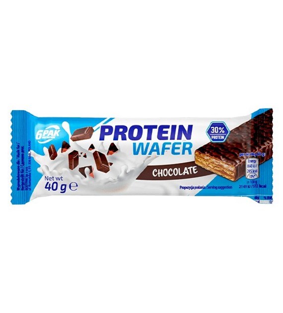 6PAK PROTEIN WAFER 40g CHOCOLATE - PROMOCJA