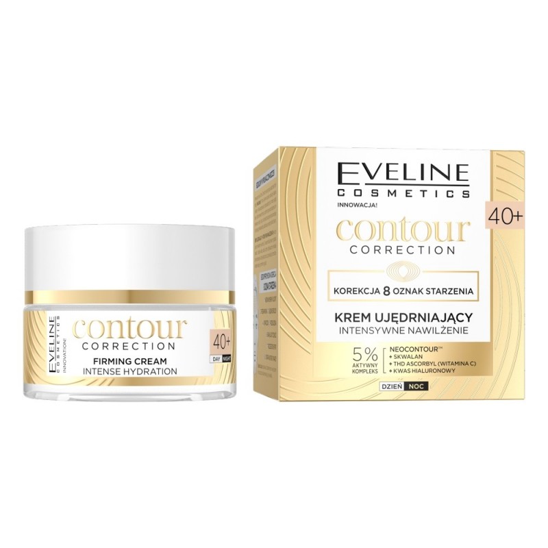 CONTOUR CORRECTION 40+ KREM DO TWARZY 50ML UJĘDRNIAJĄCY INTENSYWNE NAWILŻENIE