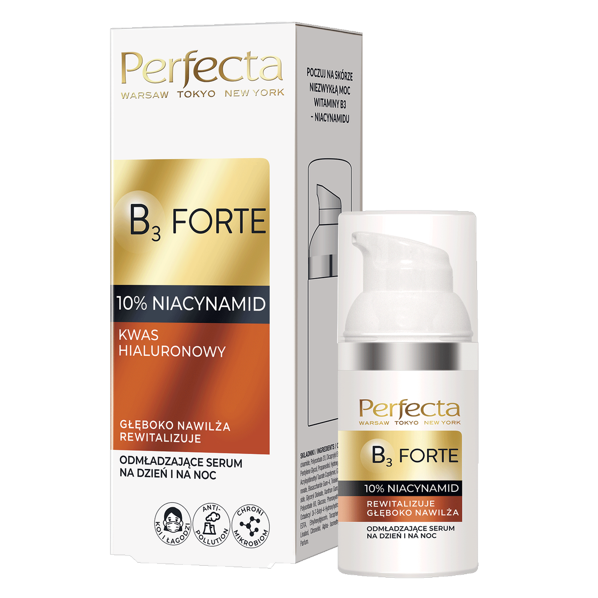 B3 FORTE SERUM DO TWARZY 30ML ODMŁADZAJĄCE GŁĘBOKO NAWILŻA REWITALIZUJE