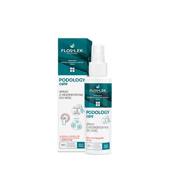 PODOLOGY CARE Spray z hesperydyną do nóg 100ml   PL/GB