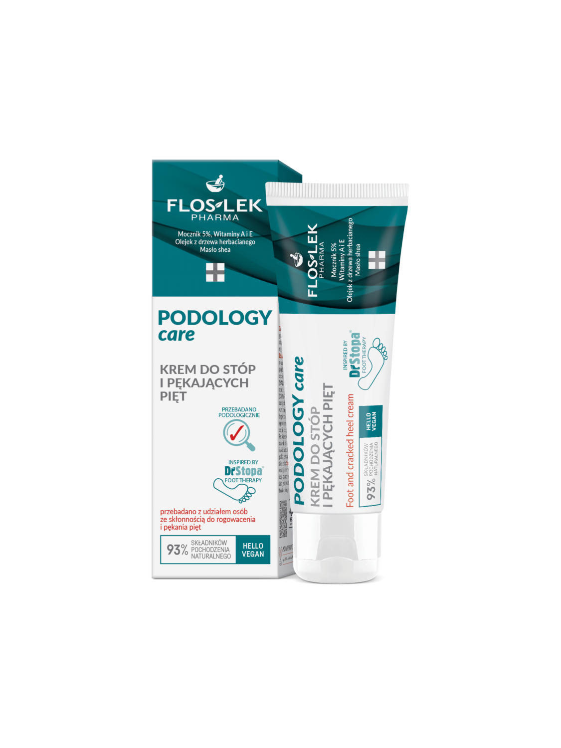 PODOLOGY CARE Krem do stóp i pękających pięt 40ml  PL/GB