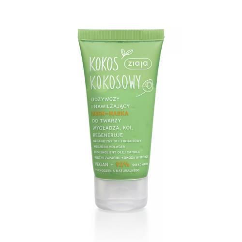 KOKOS KOKOSOWY ODŻYWCZY I NAWILŻAJĄCY KREM-MASKA DO TWARZY 50 ml