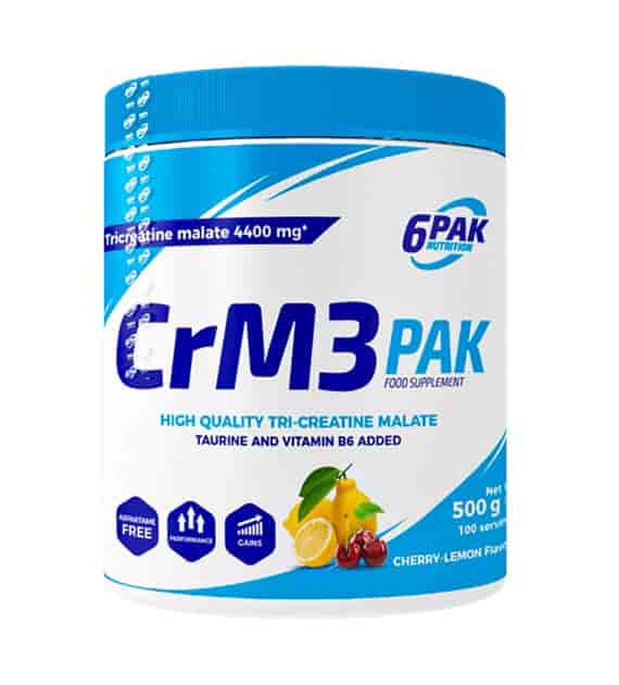 6PAK KREATYNA W PROSZKU CRM3  500 G. CHERRY LEMON