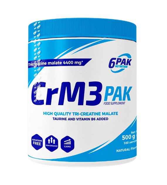 6PAK KREATYNA W PROSZKU CRM3  500 G. NATURAL