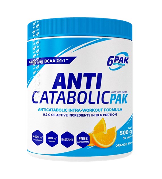 6PAK ANTICATABOLIC PAK 500g JAR ORANGE