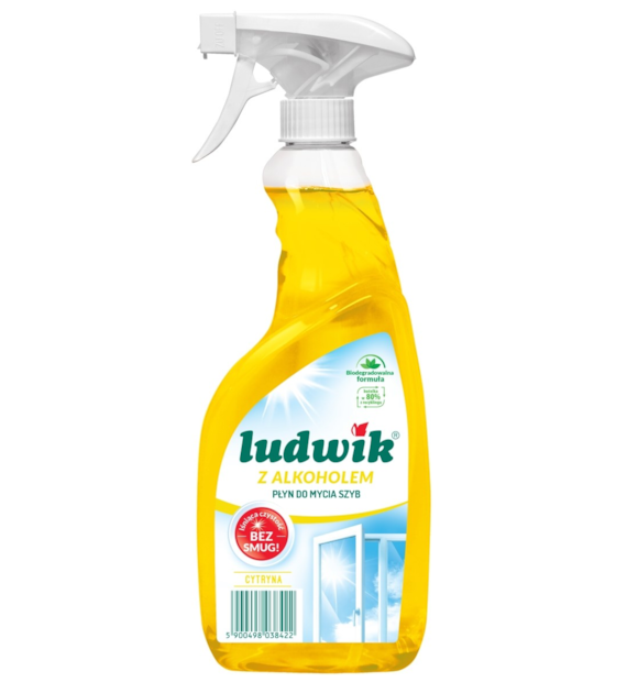 LUDWIK Spray do szyb z alkoholem / 600ml