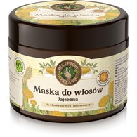 RECEPTURY ZIELARKI  MASKA DO WŁOSÓW 300ML JAJECZNA SUCHE,ZNISZCZONE