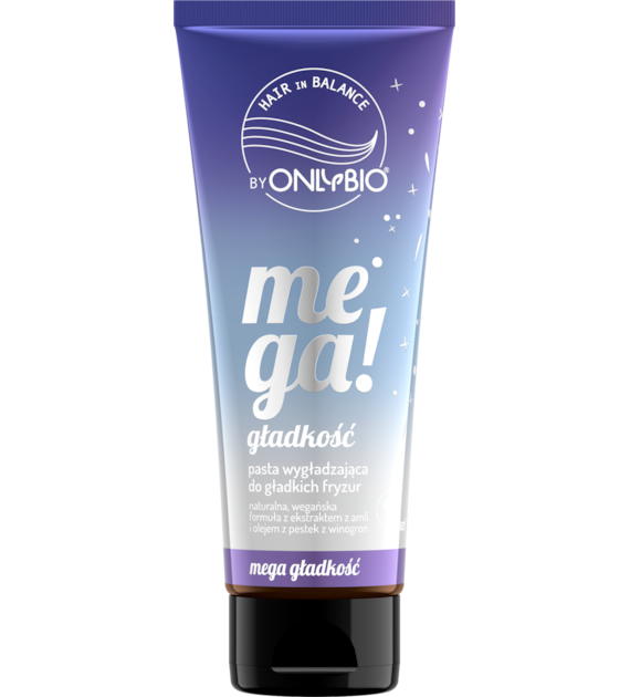 OnlyBio Hair in Balance Mega gładkość Pasta wygładzająca do gładkich fryzur 75ml   -  SUPER CENA - KOŃCÓWKA SERII U PRODUCENTA