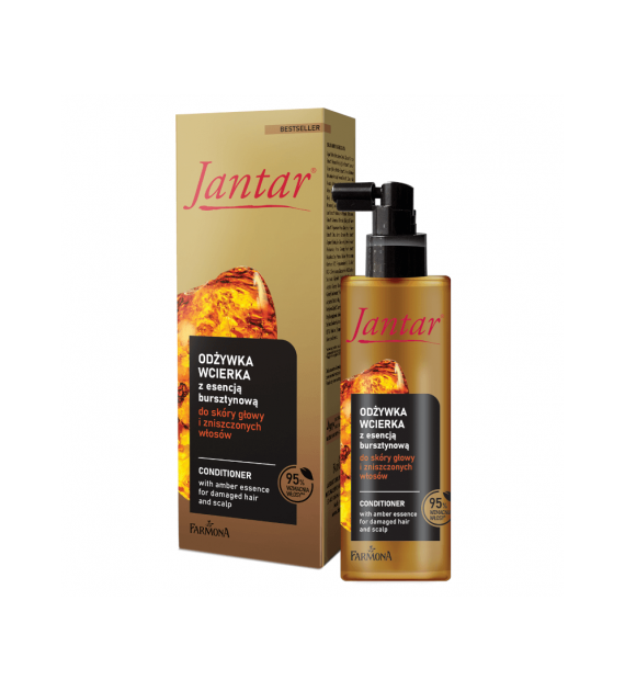 Jantar Odżywka-wcierka regenerująca z esencją bursztynową do włosów zniszczonych, 100 ml