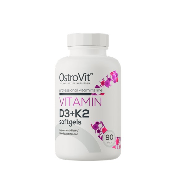 OstroVit  Vitamin D3 + K2 softgels 90 caps
