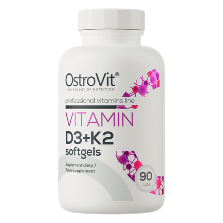 OstroVit  Vitamin D3 + K2 softgels 90 caps