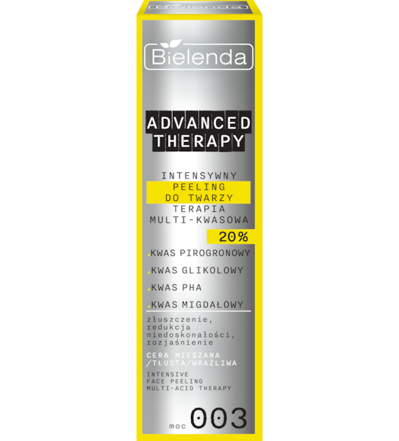 ADVANCED THERAPY Intensywny peeling do twarzy terapia multi- kwasowa 20% 003, 30 ml