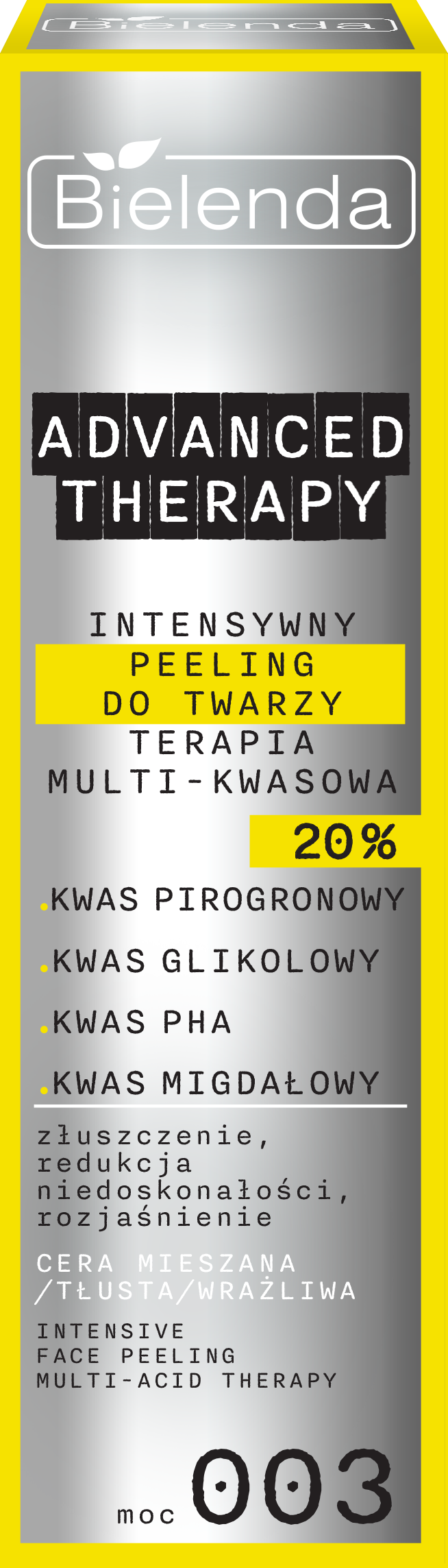 ADVANCED THERAPY INTENSYWNY PEELING DO TWARZY 30ML TERAPIA MULTI-KWASOWA 20%