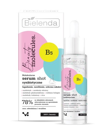 BIELENDA - BEAUTY MOLECULES Molekularne synbiotyczne serum shot, 30 g