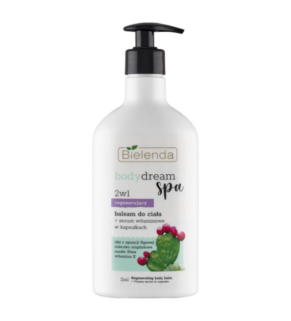 BODY DREAM SPA 2w1 Regenerujący balsam do ciała + Serum witaminowe w kapsułkach 350 ml
