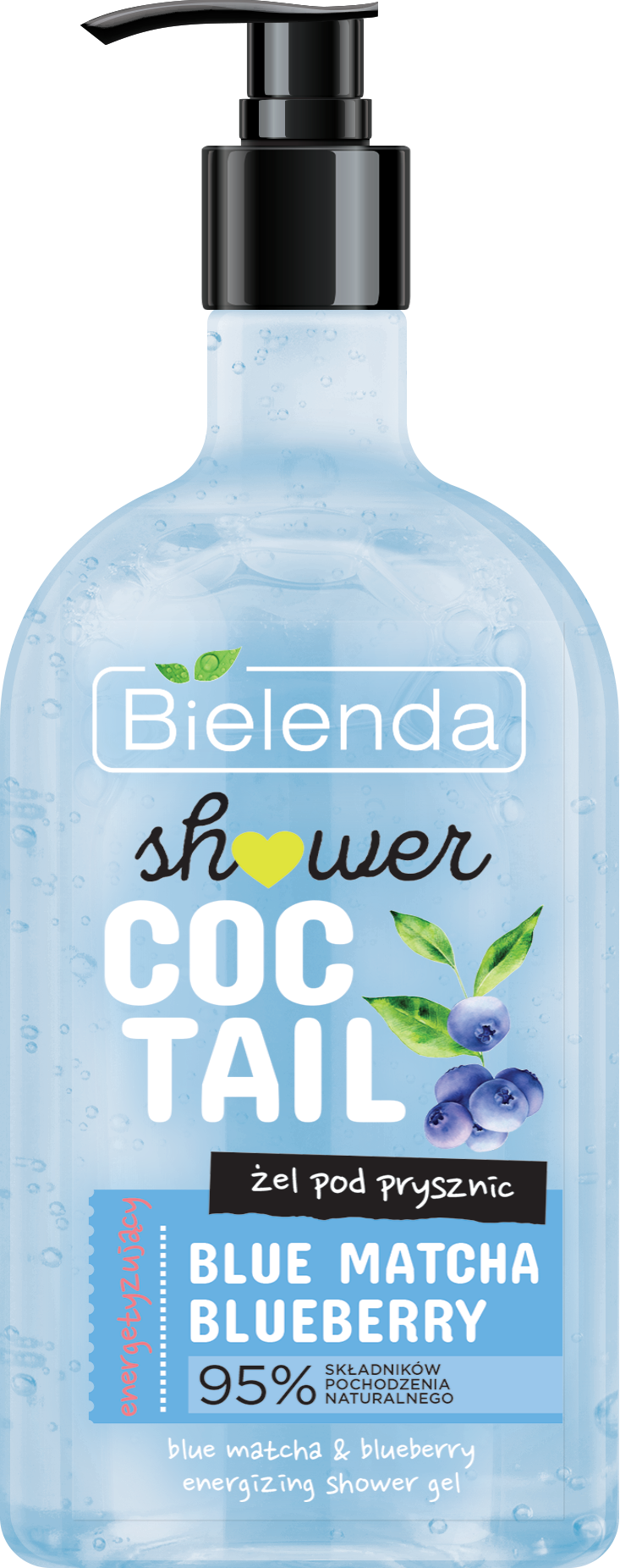 BIELENDA - BODY COCTAIL Regenerujący balsam do ciała BLUE MATCHA + BLUEBERRY, 400 ml