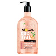 BIELENDA - SHOWER COCTAIL Odświeżający żel pod prysznic BRZOSKWINIA + KOMBUCHA, 400 ml