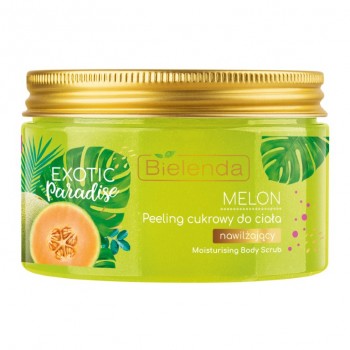 BIELENDA - EXOTIC PARADISE Peeling cukrowy do ciała nawilżający  Melon 350 g