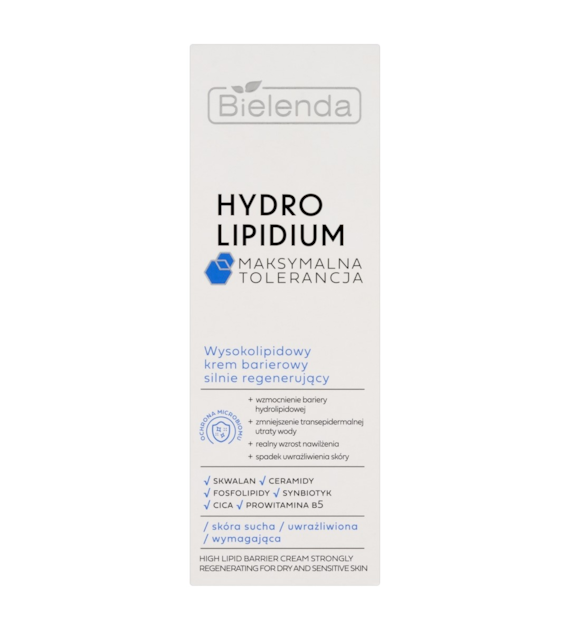HYDRO LIPIDIUM MAKSYMALNA TOLERANCJA Wysoko-lipidowy krem barierowy silnie regenerujący, 50 ml