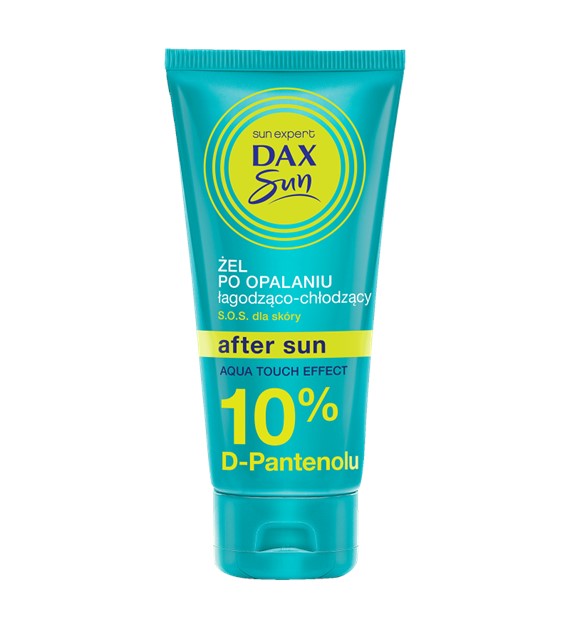 DAX SUN Żel chłodząco-łagodzący po opalaniu 10% D-PANTENOL, SOS dla skóry /200ml  (ZP)