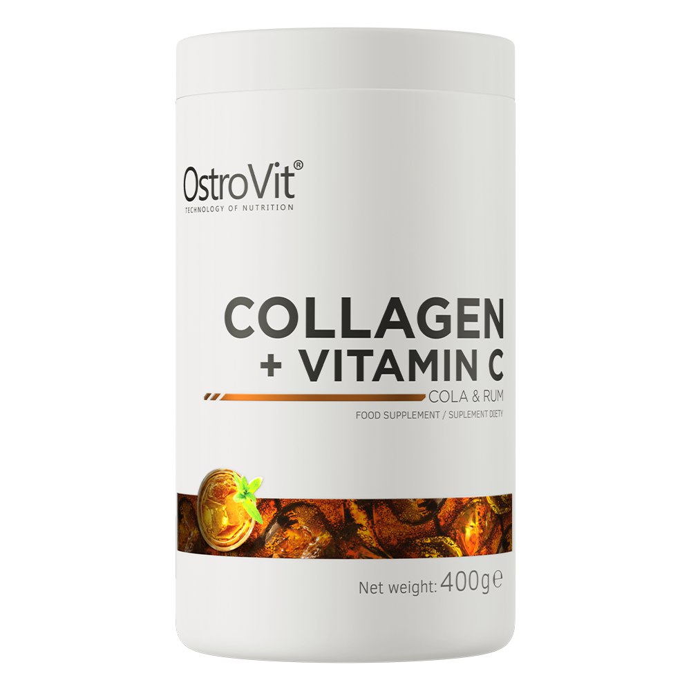 OstroVit Kolagen + Witamina C 400 g cola & rum