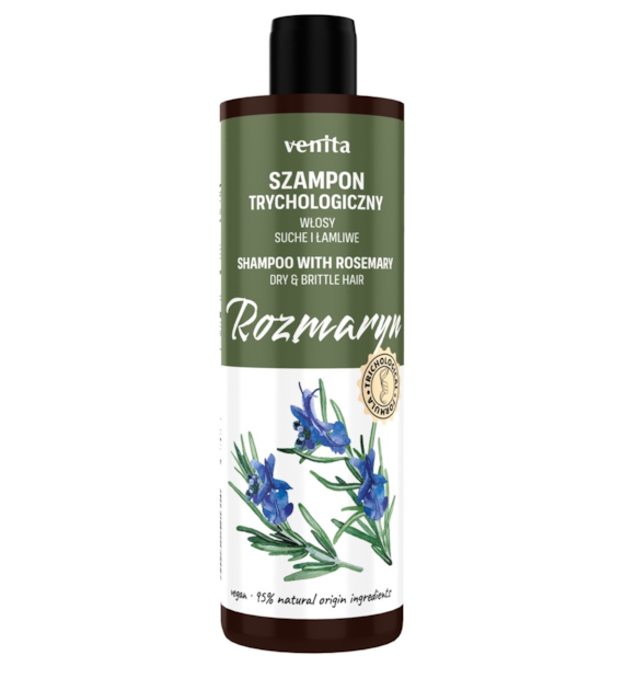 VENITA TRYCHOLOGICZNY SZAMPON DO WŁOSÓW 300ML ROZMARYN PRZETŁUSZCZAJĄCE SIĘ,WYPADAJĄCE