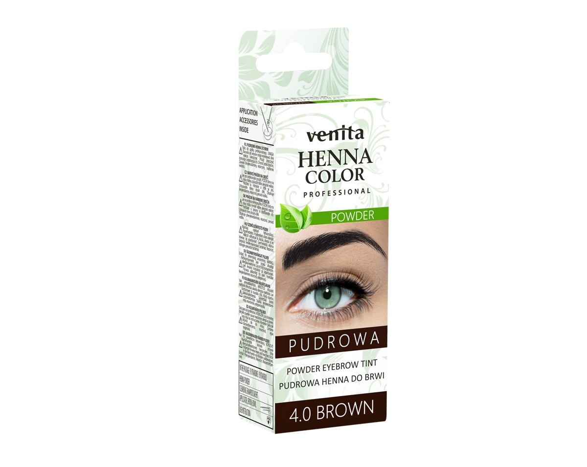 VENITA HENNA PROFESSIONAL HENNA DO BRWI PUDROWA BRĄZ